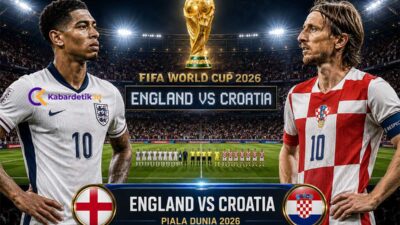 Inggris Kalahkan Kroasia, Suporter Nyanyikan It’s Coming Home