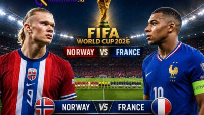 Norwegia vs Prancis : Hattrick Dembele Bawa Prancis Gasak Norwegia