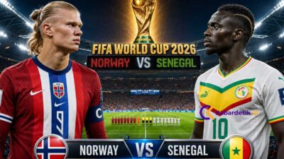 Hasil Norwegia vs Senegal: Haaland Bawa Menang 3-2