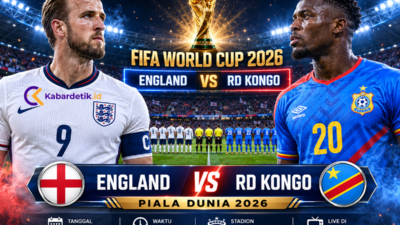 Harry Kane Cetak Brace, Inggris Pastikan Duel Kontra Meksiko di 16 Besar